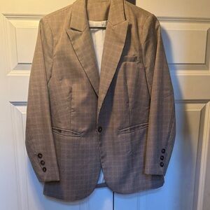 Plaid Sport Coat blazer